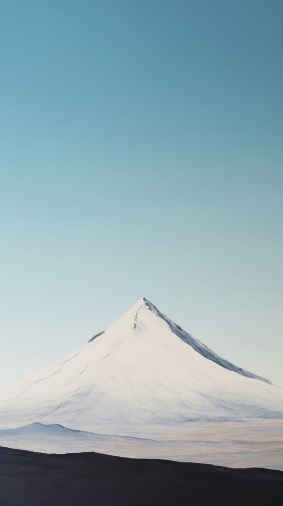  Mount Teide mountain outdoors nature. AI generated Image by rawpixel.