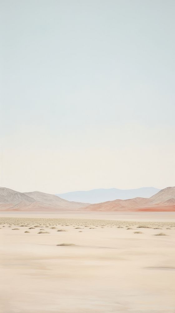  Mojave Desert outdoors nature desert. AI generated Image by rawpixel.
