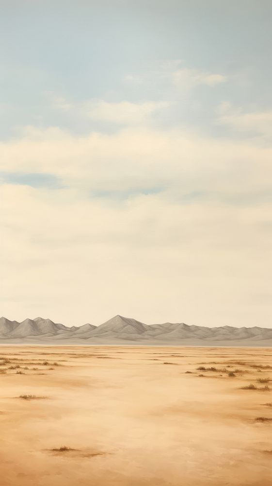  Mojave Desert desert landscape outdoors. AI generated Image by rawpixel.