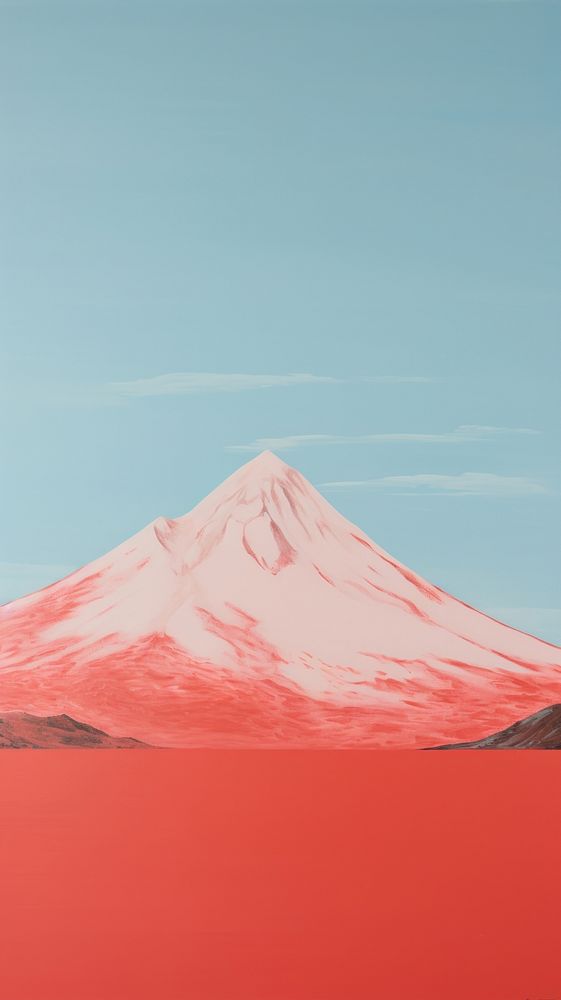 Volcanoe outdoors volcano stratovolcano. AI generated Image by rawpixel.