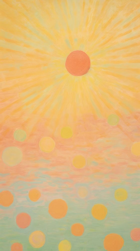  Sun pattern painting backgrounds art. AI generated Image by rawpixel.
