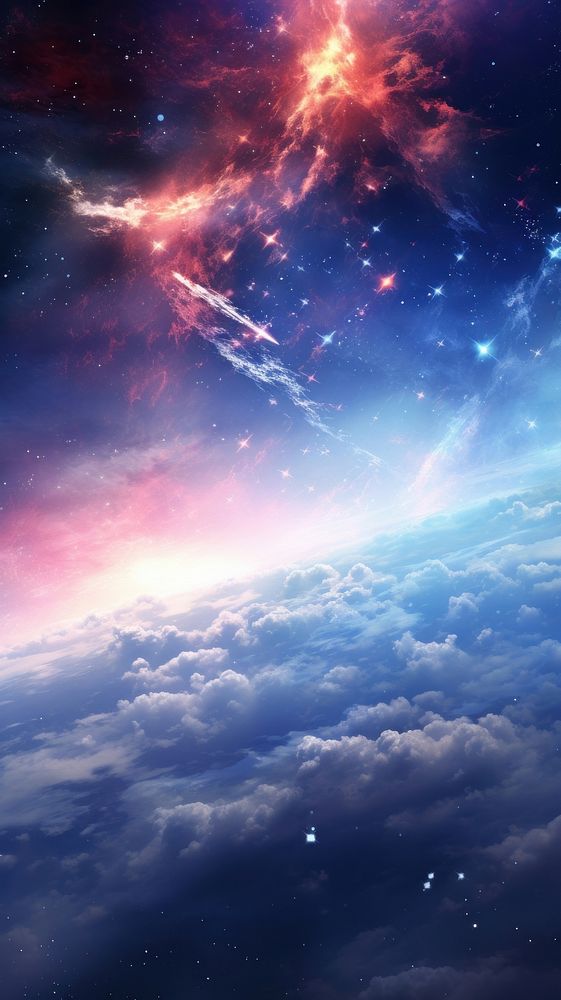 Beautiful Cloudy Space and Sky wallpaper space sky astronomy.