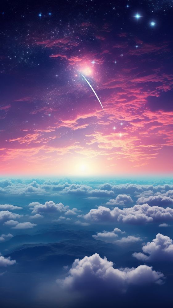 Beautiful Cloudy Space and Sky wallpaper cloud space sky.