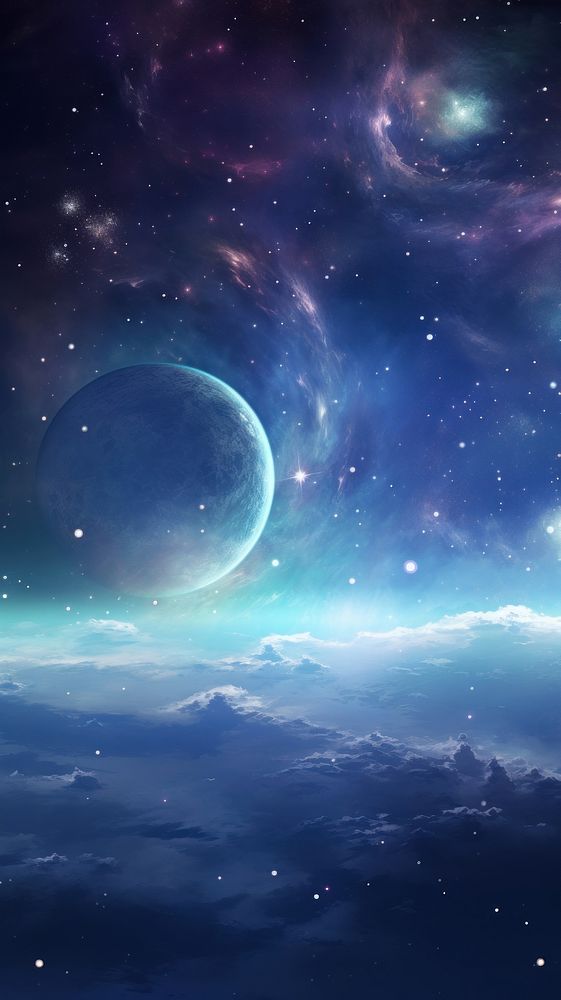 Beautiful Cloudy Space and Sky wallpaper space astronomy universe.