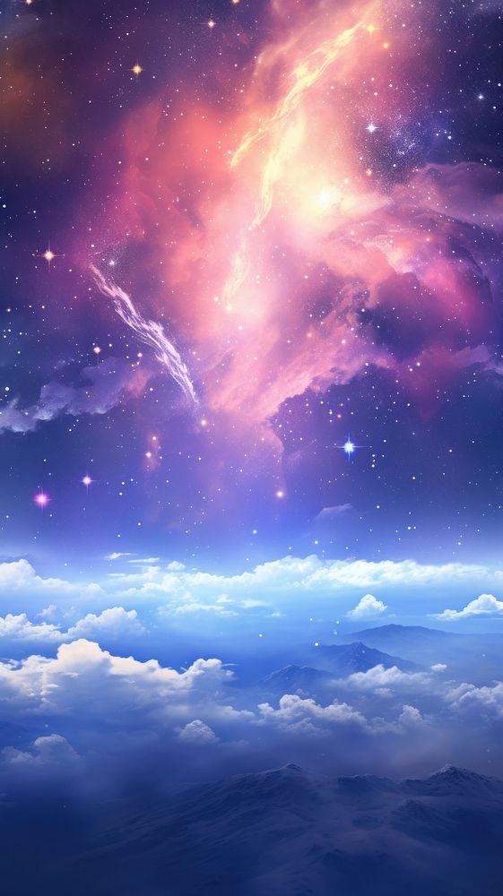 Beautiful Cloudy Space and Sky wallpaper space sky astronomy.