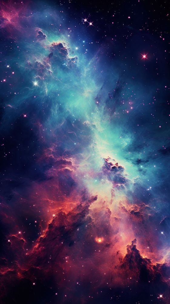 Fantastic colorful galaxy wallpaper astronomy universe nebula.