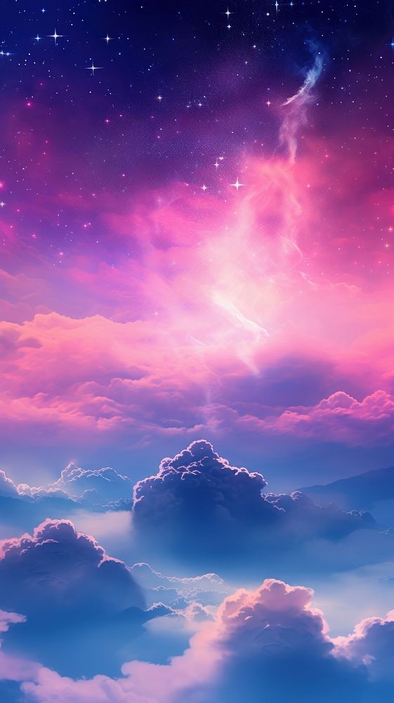 Galaxy Aesthetic wallpaper outdoors nature galaxy.