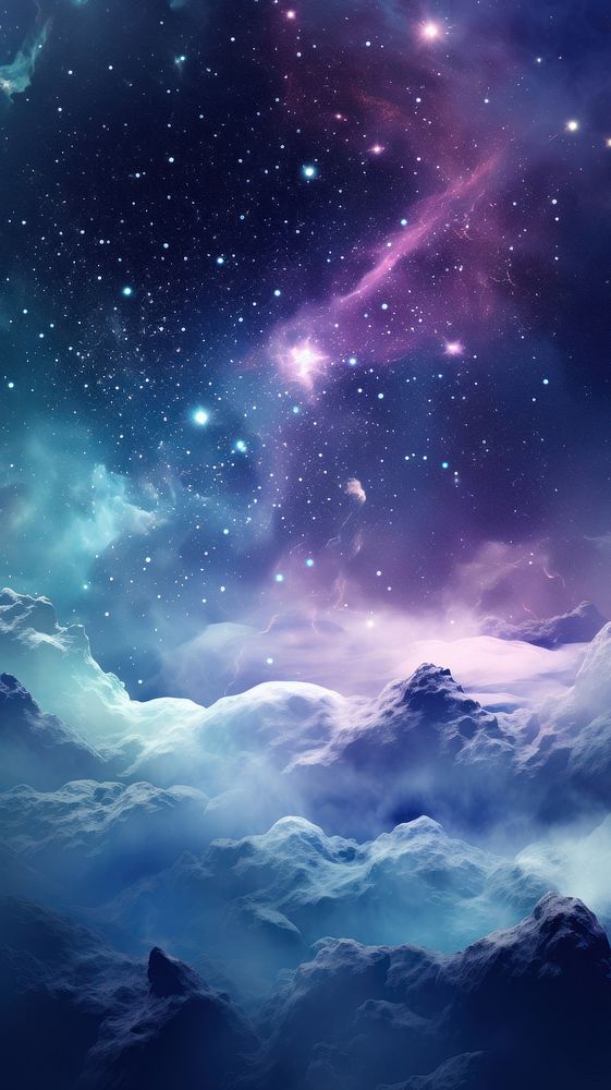 Galaxy Aesthetic wallpaper astronomy universe outdoors.
