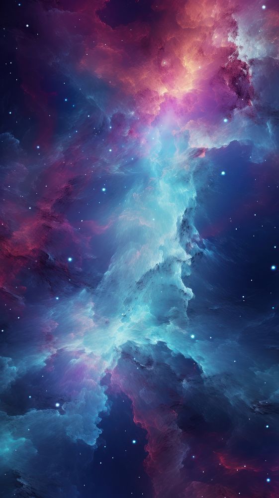 Galaxy hologram wallpaper astronomy universe | Premium Photo - rawpixel