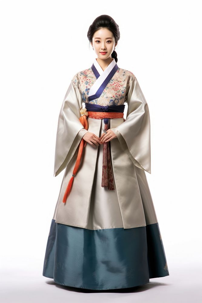 Korean people fashion kimono dress. AI generated Image by rawpixel.