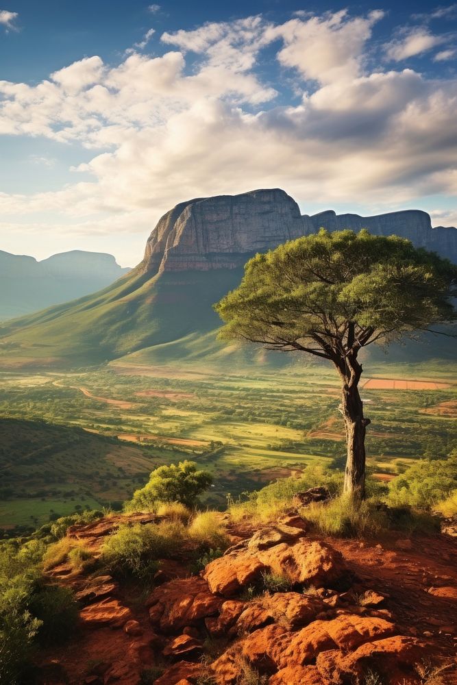 South africa scenery wilderness landscape grassland.