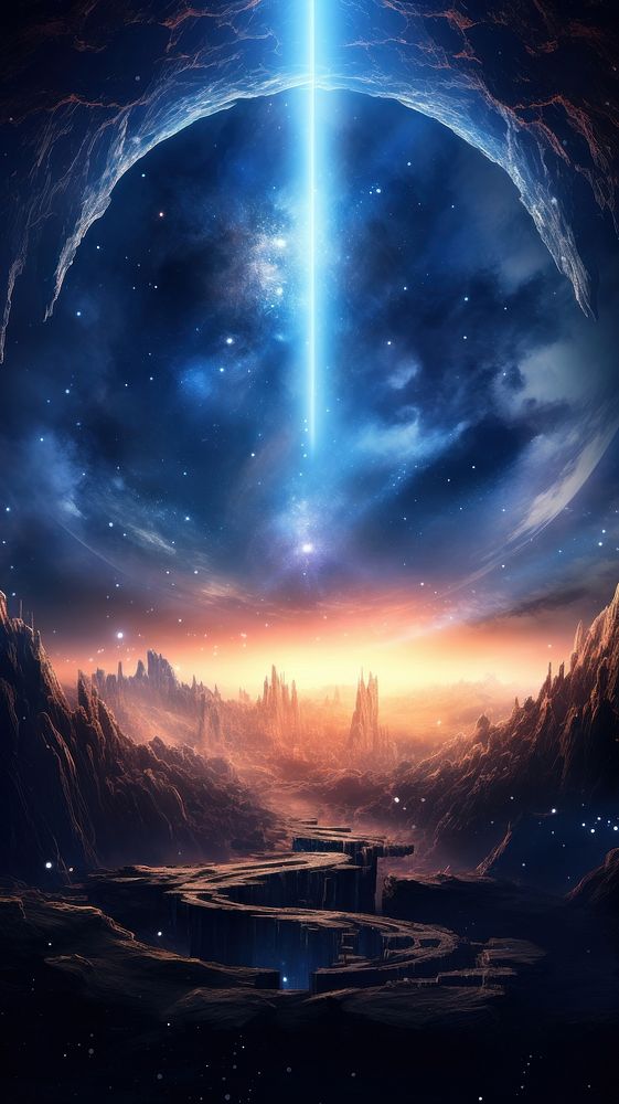 Space portal galaxy wallpaper astronomy universe nature.