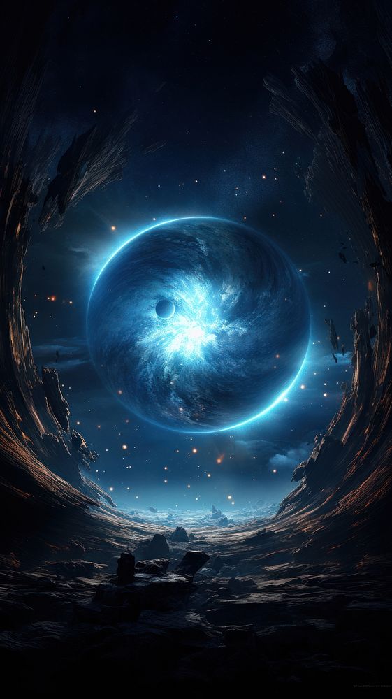 Space portal galaxy wallpaper astronomy universe planet.