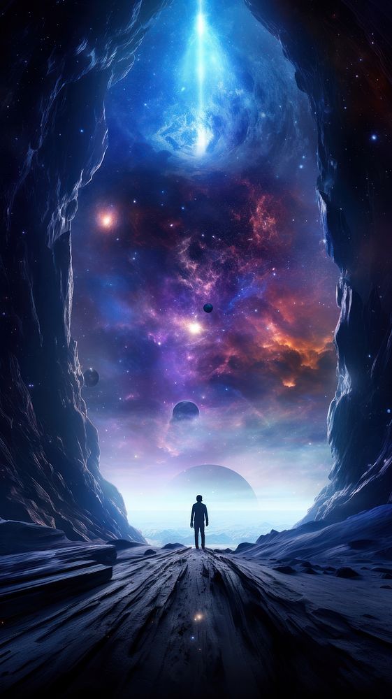 Space portal galaxy wallpaper astronomy universe nature.