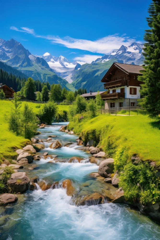 Switzerland landscape outdoors scenery.