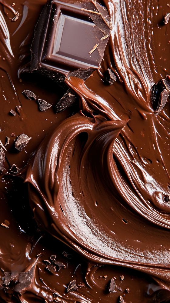 Dark Chocolate paste chocolate dessert food.