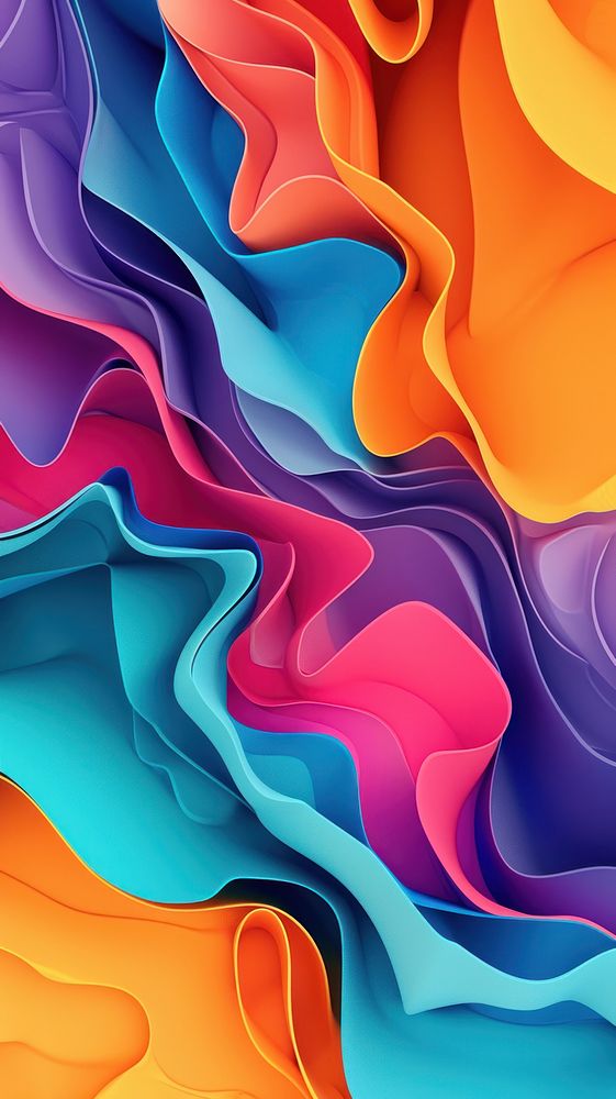 Colorful abstract pattern shape.