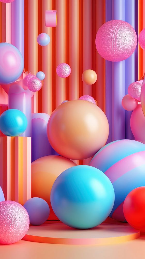 Colorful balloon confectionery backgrounds.