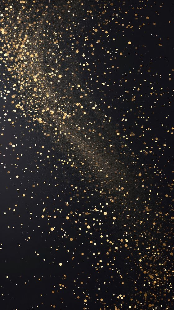 Astronomy abstract confetti outdoors.