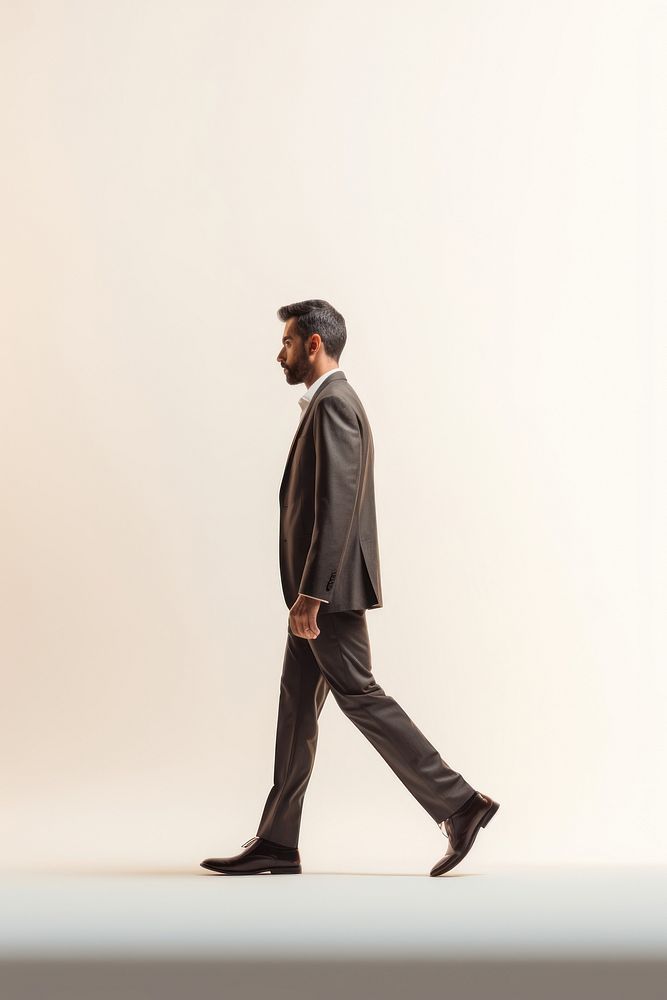 A professional man walking standing fashion.