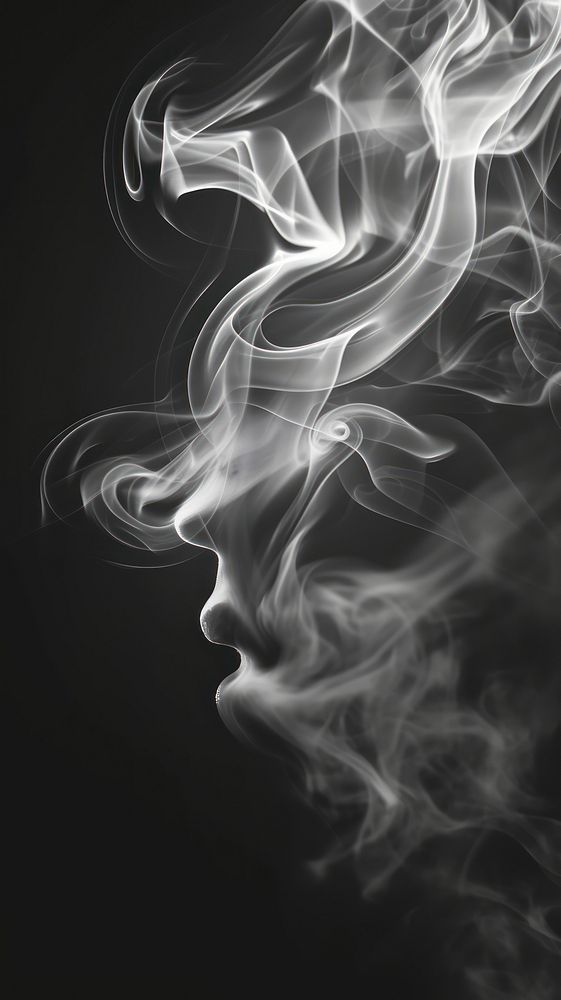 Smoke abstract backgrounds monochrome.