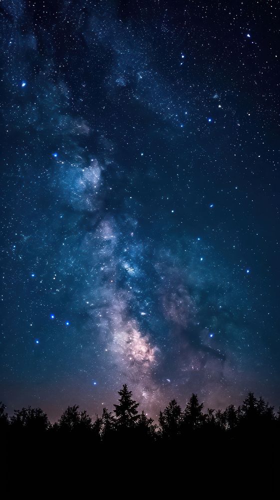 Galaxy night sky astronomy.