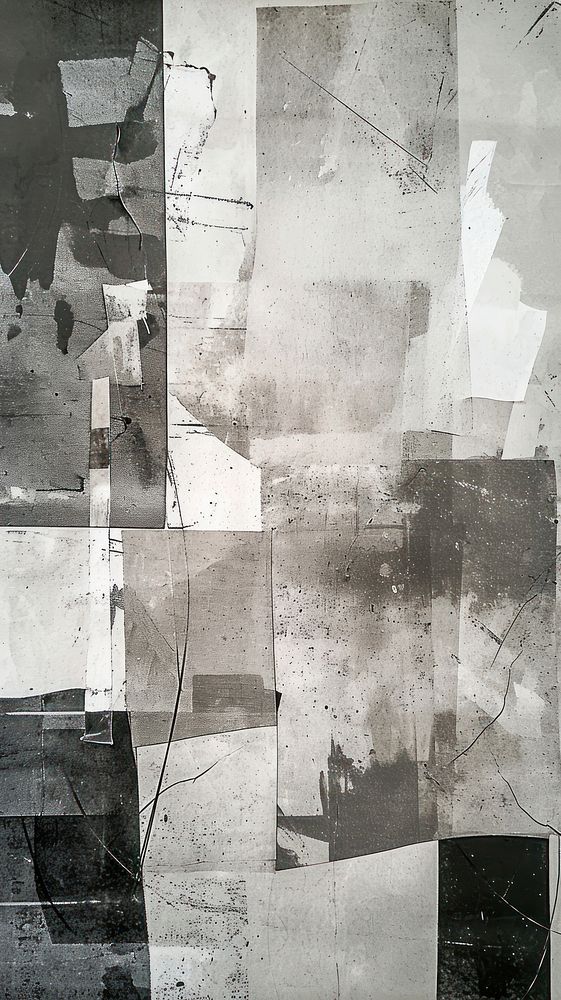 Vintage wallpaper collage art backgrounds. | Premium Photo Illustration