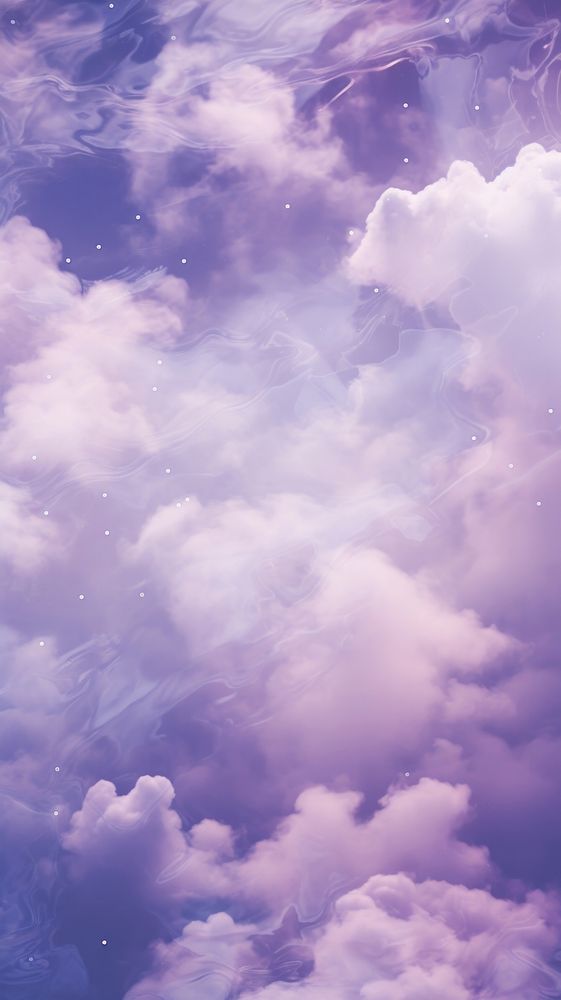 A large group of clouds Behind the blurred glass purple outdoors nature. AI generated Image by rawpixel.
