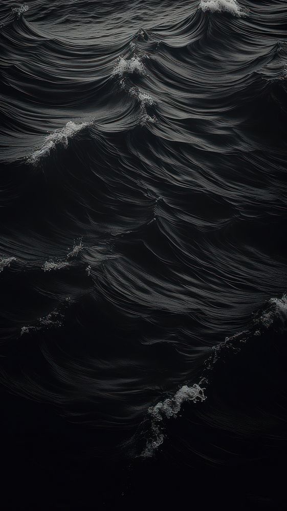 Water waves black backgrounds nature.