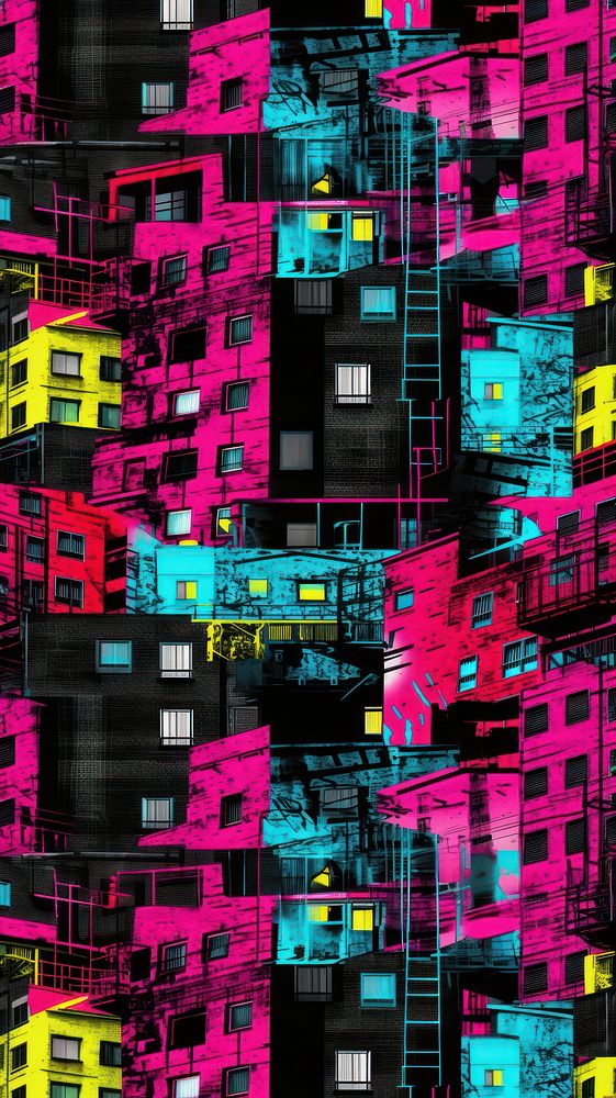 Buildings pattern architecture backgrounds abstract. AI generated Image by rawpixel.