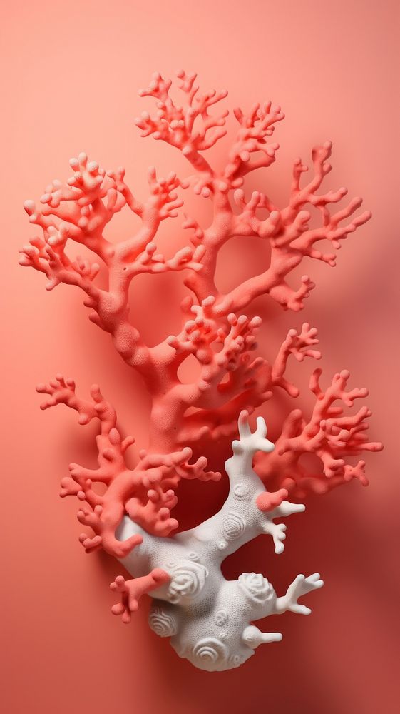 Coral representation underwater creativity. AI generated Image by rawpixel.