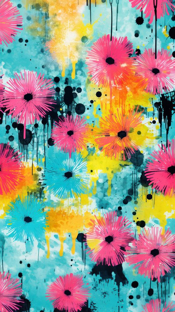 Flowers pattern flower backgrounds abstract. 