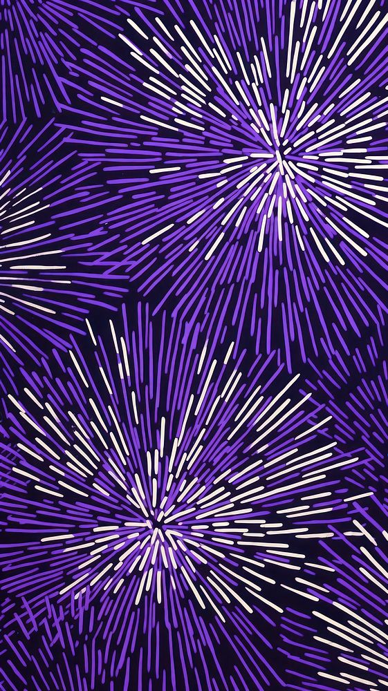  Glow neon purple and silver glitter of fireworks line backgrounds repetition. AI generated Image by rawpixel.