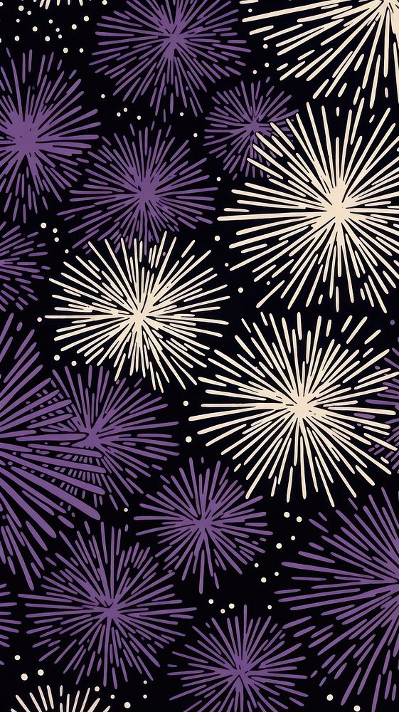  Glow neon purple and silver glitter of fireworks line backgrounds celebration. AI generated Image by rawpixel.