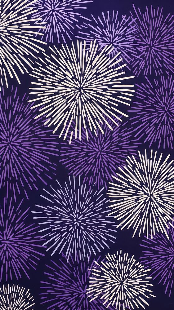  Glow purple and silver fireworks pattern line backgrounds. AI generated Image by rawpixel.