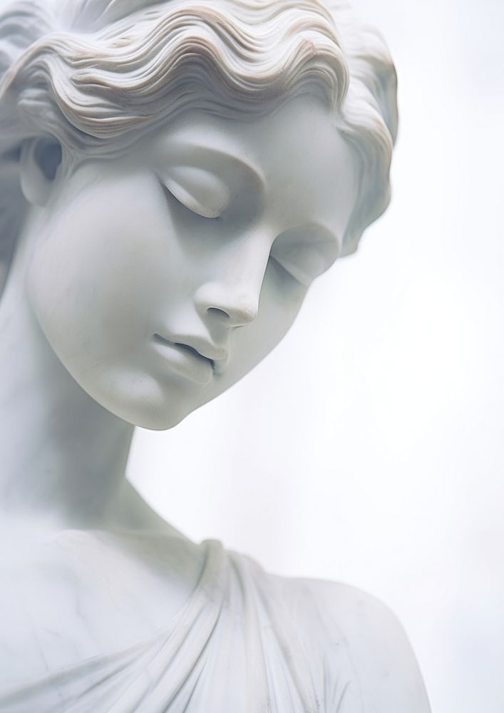  A statue of a woman sculpture art representation. AI generated Image by rawpixel.