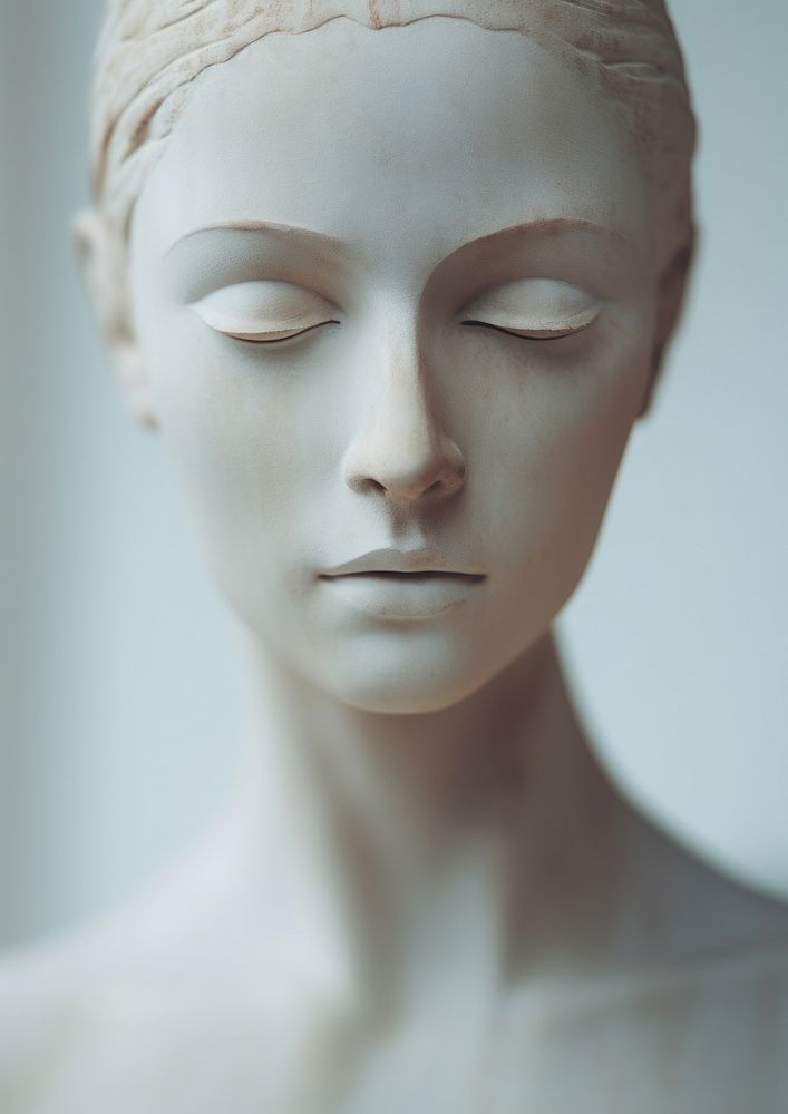  A statue sculpture adult art. AI generated Image by rawpixel.