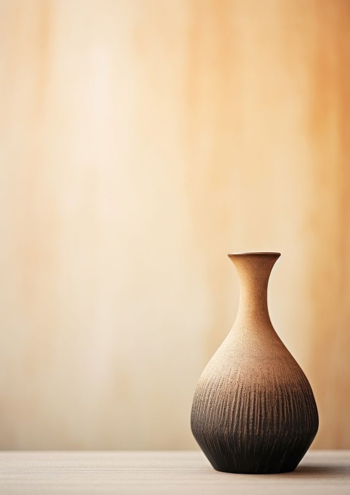  A texture of vase pottery brown earthenware. AI generated Image by rawpixel.