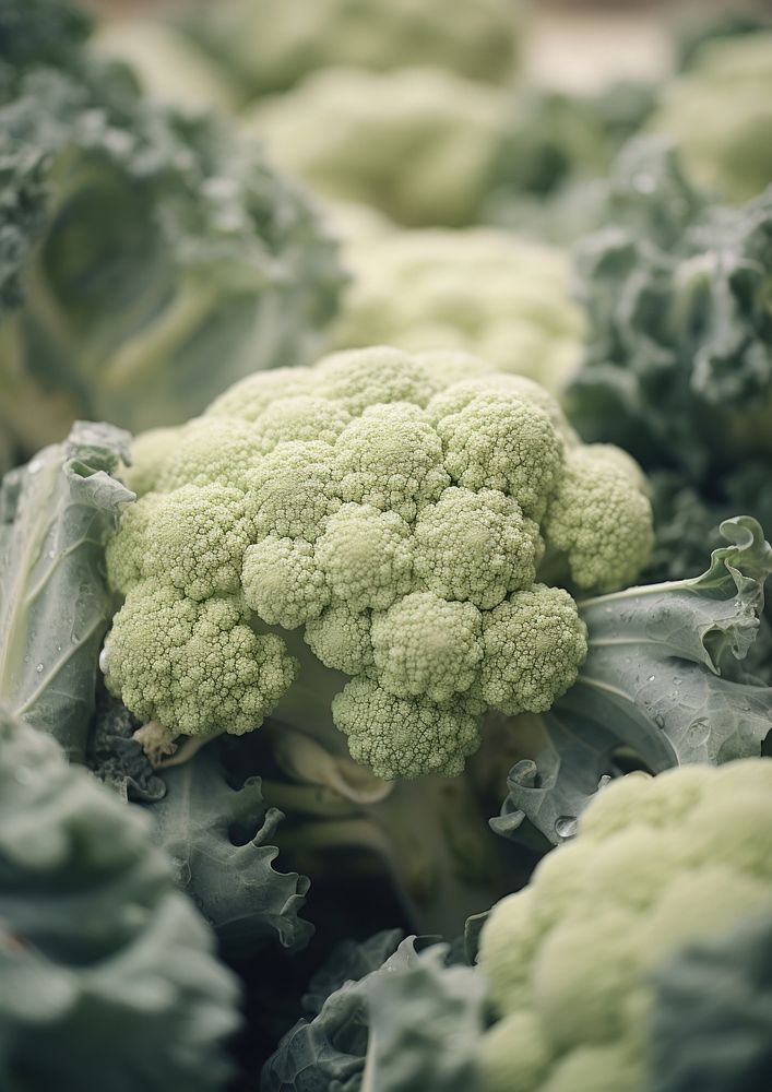 Broccoli cauliflower vegetable plant.