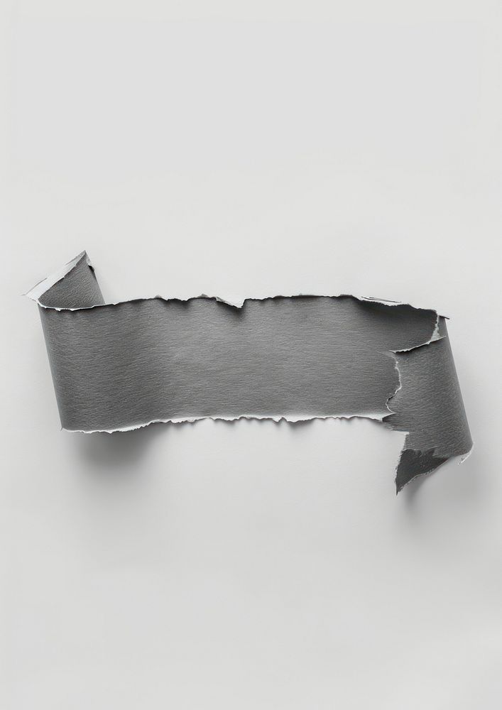 A gray paper tape white background monochrome rectangle.