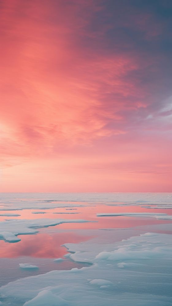 Photography of a arctic nature landscape outdoors.