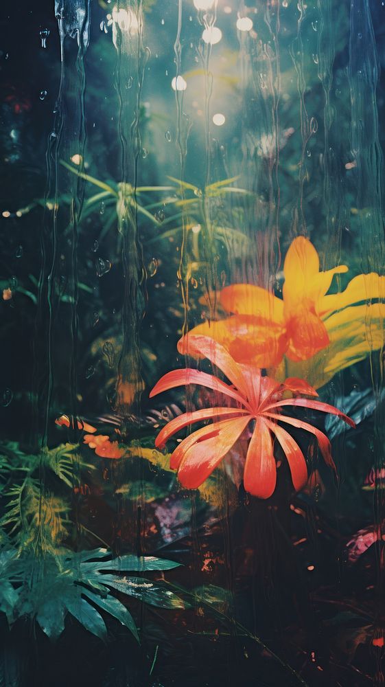 Photography of a rain forest nature outdoors painting.