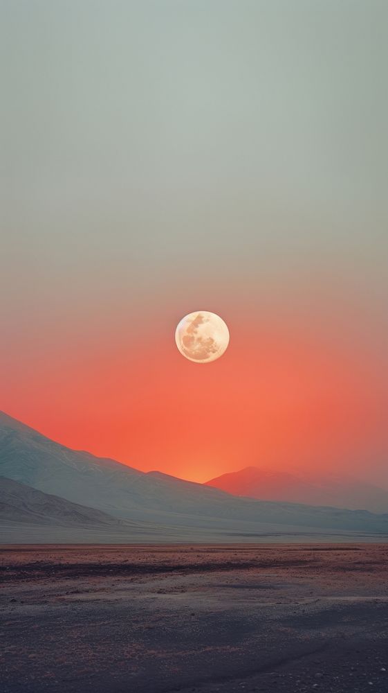 Photography of a white moon nature landscape astronomy.