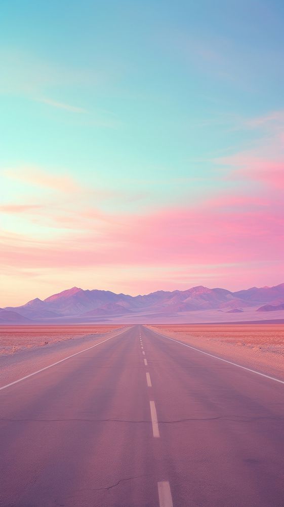 Photography of road in desert nature landscape outdoors.