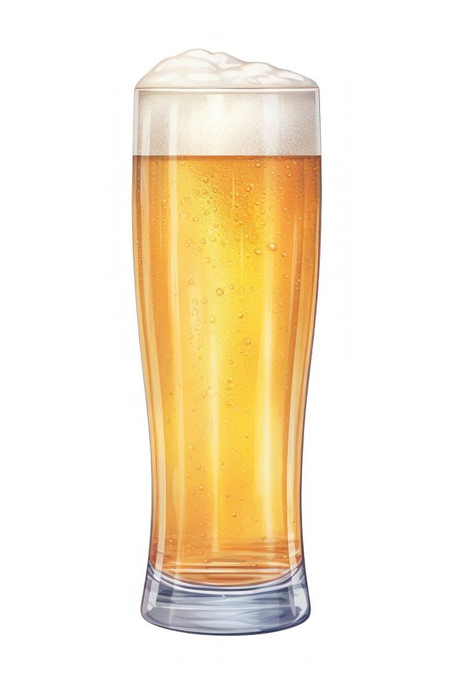 Beer glass bottle drink lager. AI generated Image by rawpixel.