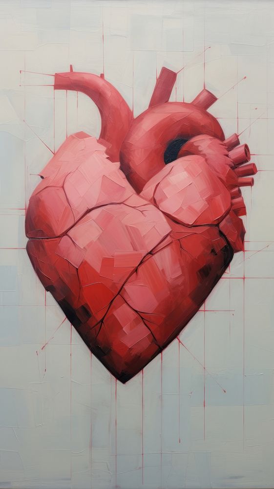 Heart painting creativity drawing.