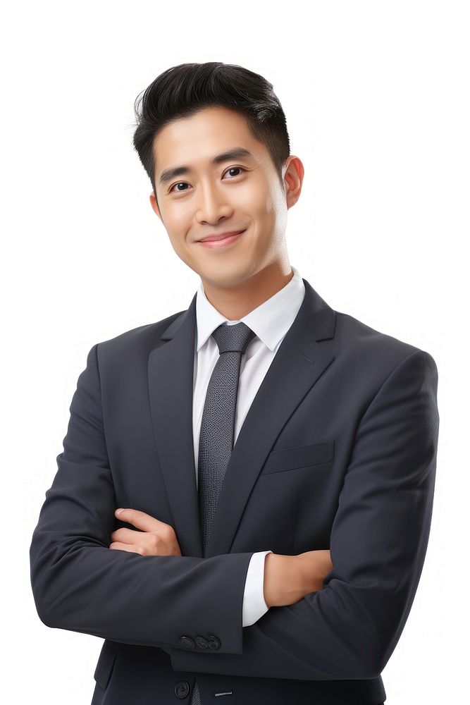 Thai business man serious face photography portrait adult. AI generated Image by rawpixel.