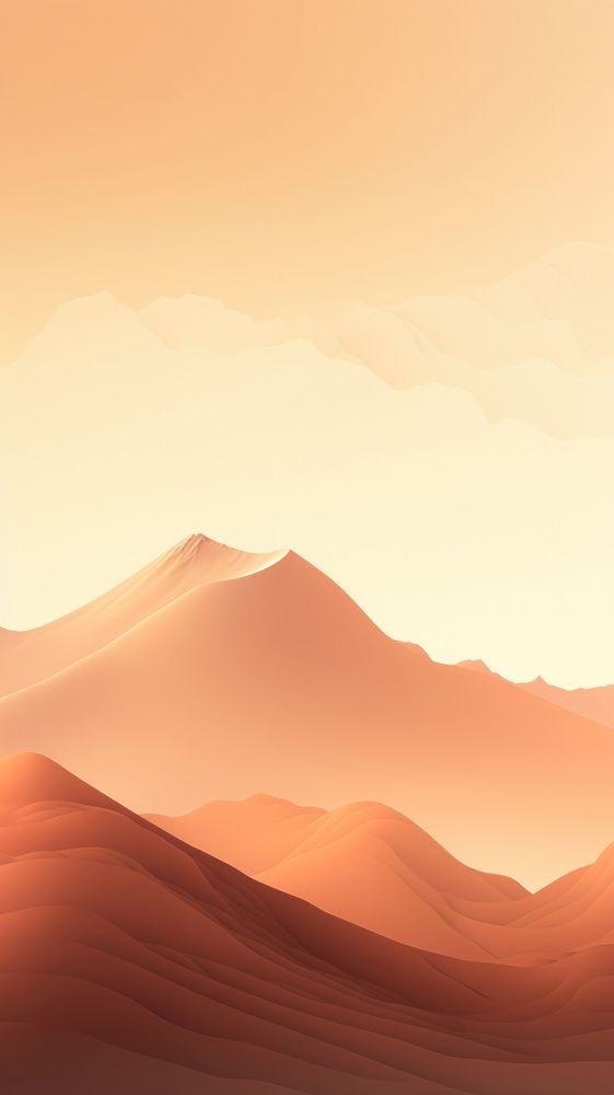 Mountain outdoors nature desert. AI generated Image by rawpixel.