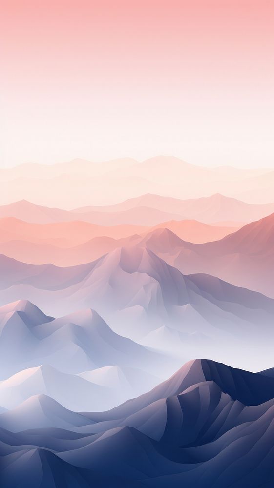 Mountain landscape outdoors horizon. AI generated Image by rawpixel.