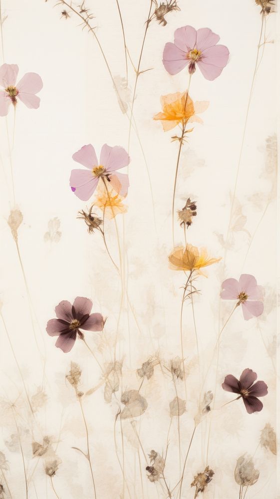 PNG Real pressed spring flowers backgrounds pattern petal. AI generated Image by rawpixel.